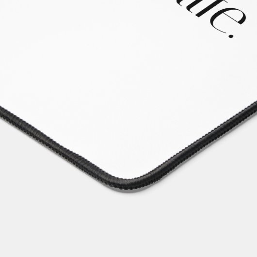 Ihre eigene Schreibtischmatte (Ecke)