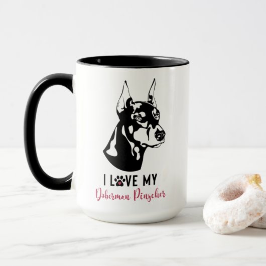 Ihre eigene :-) Tasse behalten oder zu entwerfen (Mit Donut)