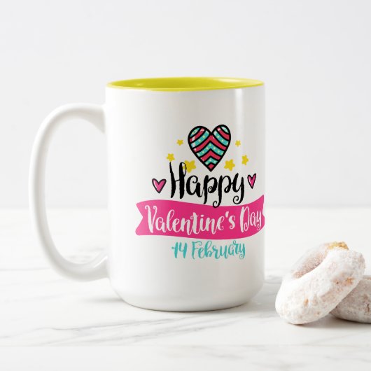 Ihre eigene :-) Tasse behalten oder zu entwerfen (Mit Donut)