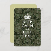 Ihre eigene Text-Digital-Camouflage Woodland Behie (Vorne/Hinten)