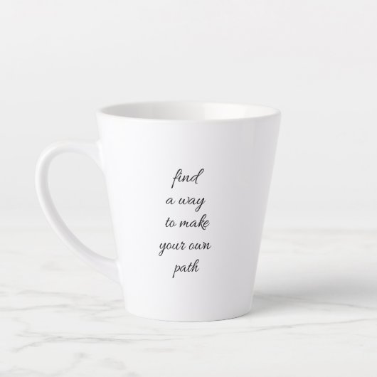 Ihre eigene Trasse Latte Tasse (Links)