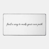 Ihre eigene Trassenmatte Schreibtischunterlage (Vorderseite)