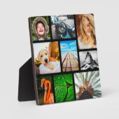 Ihre eigenen 9 Fotomaterial Gerahmt Black Fotoplatte (Vorderseite)