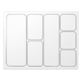 Ihre eigenen Comic gezeichnet - Vorlagen der Leera Notizblock (Vorderseite)