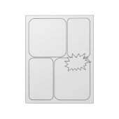 Ihre eigenen Comic und Geschichten gezeichnet - Le Notizblock (Rotiert)