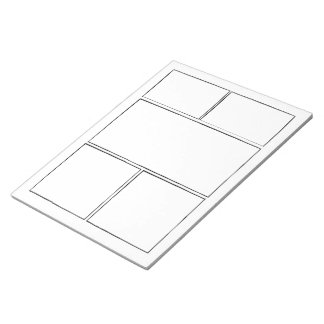 Ihre eigenen Comicen gezeichnet | Leere Seiten im Notizblock