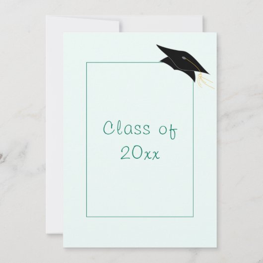 Ihre eigenen Designfarben Schriftart Abschluss Ein (Rückseite)