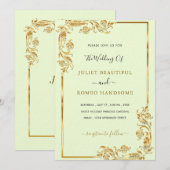 Ihre eigenen Designfarben und die Einladung zum Ho (Vorne/Hinten)