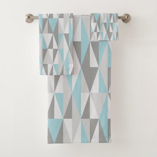 Ihre eigenen Farbmitte- des jahrhundertsmodernen Badhandtuch Set (Insitu)