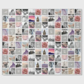 Ihre eigenen Fotos | 51-Bild-Collage-Geschenk für Geschenkpapier (Flach)