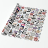 Ihre eigenen Fotos | 51-Bild-Collage-Geschenk für Geschenkpapier (Ungerollt)