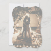 Ihre eigenen Fotos sind verblasst Hochzeitseinladu Einladung (Rückseite)