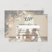 Ihre eigenen Fotos sind verblasst, wenn Sie RSVP-K RSVP Karte (Vorne/Hinten)