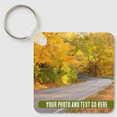 Ihre eigenen Fotos und Text Outdoor Wanderabenteue Schlüsselanhänger (Vorderseite)