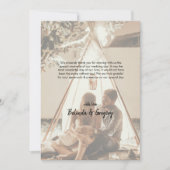 Ihre eigenen Fotos verblasst Hochzeit Danke Karte (Vorderseite)