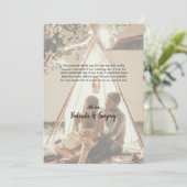 Ihre eigenen Fotos verblasst Hochzeit Danke Karte (Stehend Vorderseite)