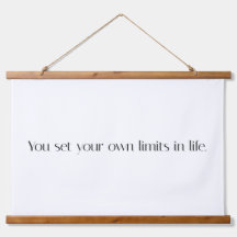 Ihre eigenen Grenzen für die Tapisserie aus Holz