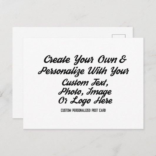 Ihre eigenen Maßstäbe Save the Date Personalisiert Postkarte (Vorne/Hinten)