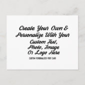 Ihre eigenen Maßstäbe Save the Date Personalisiert Postkarte (Vorderseite)