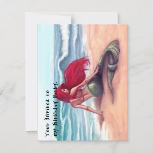 Ihre Einladung zu meinen Einladungen zum Geburtsta (Vorderseite)