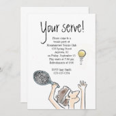 Ihre Einladung zum Tennis (Vorne/Hinten)