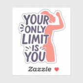 Ihre einzige Limit-motivierend Aufkleber (Blatt)