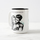 Ihre Embrace Zweifarbige Tasse (Vorderseite Links)