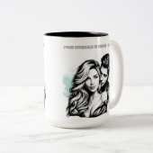 Ihre Embrace Zweifarbige Tasse (VorderseiteRechts)