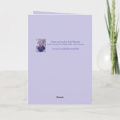 Ihre Engel sind immer bei Ihnen Blume Karte (Rückseite)