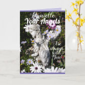 Ihre Engel sind immer bei Ihnen Blume Karte (Gelbe Blume)