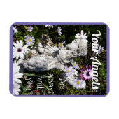 Ihre Engel sind immer bei Ihnen Blume Magnet (Horizontal)