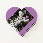 Ihre Engel sind immer bei Ihnen Blumengel Notizblock (Rückseite)