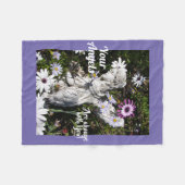 Ihre Engel sind immer bei Ihnen Floral Engel Fleecedecke (Vorderseite (Horizontal))