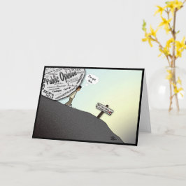 Ihre erste geklappte Grußkarte im Klassenzimmer Karte