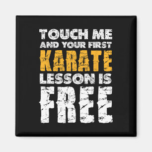 Ihre erste Karate-Lektion ist kostenlos Magnet