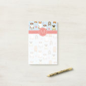 Ihre erste | Welpen und Paws Post-it Klebezettel (Auf Schreibtisch)