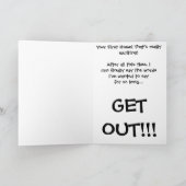 Ihre erste Zuhause Glückwunschkarte Karte (Innenseite)