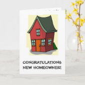 Ihre erste Zuhause Glückwunschkarte Karte (Gelbe Blume)