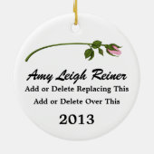 Ihre Erstellung - SRF Keramik Ornament (Hinten)