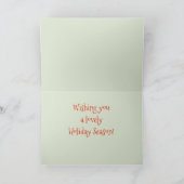 Ihre ersten Weihnachten als Mama & Vater Gingerbre (Innenseite)