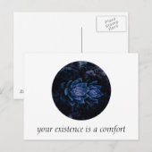 Ihre Existenz ist eine Comfort Postkarte (Vorne/Hinten)