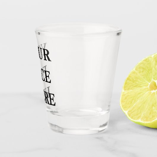 IHRE FACE-Sitte Schnapsglas (Rechts)