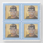 Ihre familiären Fotos Personalisiert Steinuntersetzer (Vorderseite)