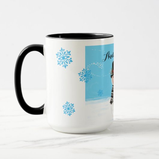 Ihre Familie als Schneeurlaub Tasse (Links)