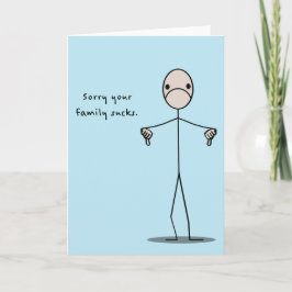 Ihre Familie ist zum Kotzen Karte