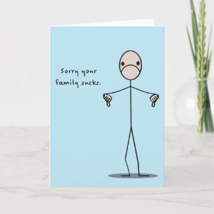 Ihre Familie ist zum Kotzen Karte