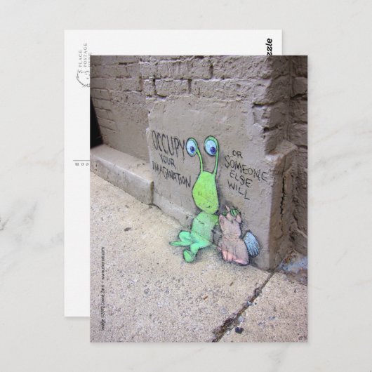 Ihre Fantasie einnehmen Postkarte (Vorne/Hinten)