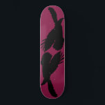 Ihre Farbe - Adlerfliege - Silhouette Skateboard<br><div class="desc">Ihre Farbe - Adlerfliege Skateboard - Silhouette Gemälde - Wählen Sie / Fügen Sie Ihre einzigartige Farbe / Text / Name / Schriftart / Größe / Elemente - Ihr Sondergeschenk machen - Vergrössern und verschieben oder entfernen und fügen Sie Elemente / Text mit dem Anpassungs-Tool! Malerei und Design von MIGNED....</div>