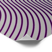 Ihre Farbe mit Op Art Waves Poster (Ecke)