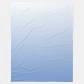 Ihre Farbe mit weißem Ombre Fade Gradient Fleecedecke (Vorderseite)